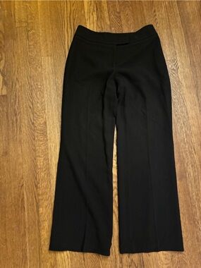 Ann Taylor Black Wide-Leg Trousers